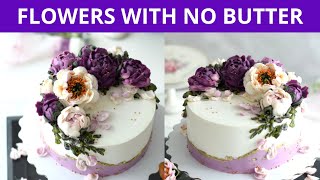 Edible peonies for your cake Without any butter [upl. by Spike]