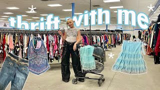 THRIFT WITH ME  thrifting for MYSTERY BUNDLES based on depop likes [upl. by Euv794]