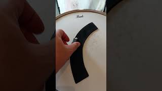 Abafador de caixa testing drums snare percussion bateria harmonics harmônicos [upl. by Kirstyn701]