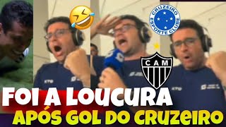 😂SAMUEL VENÂNCIO FOI A LOUCURA APÓS GOL DE EMPATE DO CRUZEIRO X ATLÉTICO ARENA MRV [upl. by Edlyn]