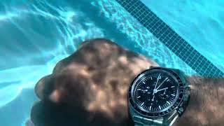 IWC aquatimer and Omega Speedmaster swimming [upl. by Marylin308]