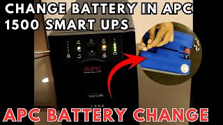 Replace Battery in APC 1500 Smart UPS [upl. by Hsirrap]