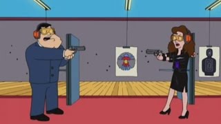 American Dad Stan Meets Someone at the Gun Range [upl. by Eelarak]