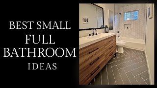 Best Small Full Bathroom Ideas  small full bathroom ideas [upl. by Heinrike]