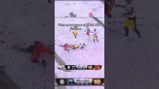 First NFL snow game 2024nfl sports football shorts [upl. by Edythe]