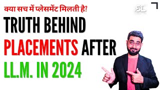 Truth about placement after LLM  CLAT LLM 2025  CUET LLM 2025  AILET PG LLM  IIT KGP LLM ILI LLM [upl. by Lanfri]