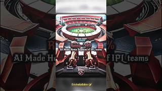 AI Home Stadium of IPL teams shorts cricindia cricket ipl ipl2025 stadium cric360editzz [upl. by Nahoj]