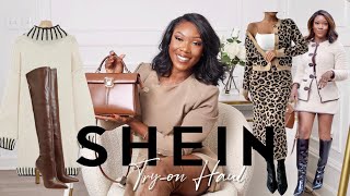 SHEIN TryOn Haul Affordable Thanksgiving Outfit Ideas amp Holiday Looks [upl. by Latyrc367]