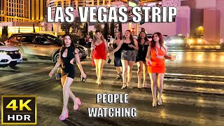 Las Vegas Strip Late Night People Watching  June 2024 [upl. by Nyleahs]