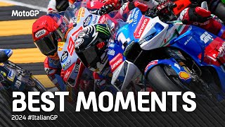 Best MotoGP™ Moments 🔥  2024 ItalianGP [upl. by Vevay]