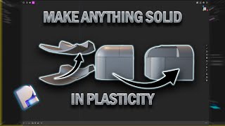 Plasticity Quick Tip  Turn any Sheet Into a Solid [upl. by Eilrebma380]