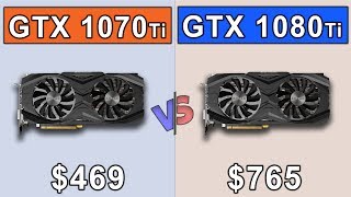 GTX 1070 Ti OC vs GTX 1080 Ti  1440p and 2160p Gaming Benchmarks [upl. by Gibby]