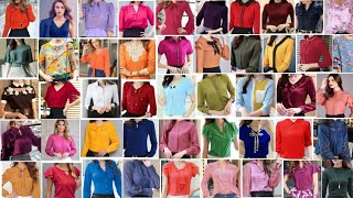 100 Modelos Maravilhosos de Blusas Femininas Elegantes  Tendências De Moda♥️ BONITAS y BELLAS BLUSA [upl. by Alemat]