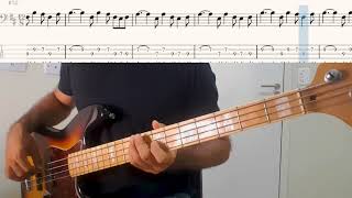 Etta James  Id Rather Go Blind Bass Cover with TABS [upl. by Arres]