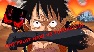 One Fruit Simulator How to get Armament haki V2 [upl. by Dnaletak]