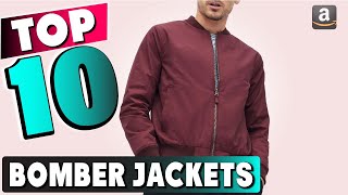 Best Bomber Jacket In 2024  Top 10 New Bomber Jacket Review [upl. by Anaib212]