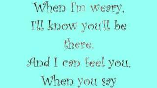 Leona Lewis Footprints In The Sand Lyrics [upl. by Samantha]