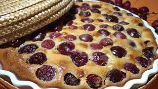 NEFİS VE HAFİF  KİRAZLI KLAFUTİ  BATTER PUDDING WITH CHERRY [upl. by Naitsabas]