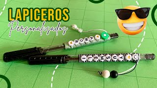 💚 Lapiceros o Bolígrafos Personalizados de Hilo  Como decorar LAPICEROS  Pencils [upl. by Ydner]