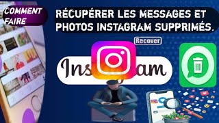 Récupérer les messages etphotos Instagram supprimés Récupérer lhistorique des discussionsinstagram [upl. by Assenad]