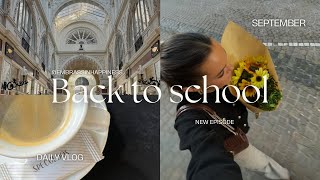 BACK TO SCHOOL VLOG  une semaine dans ma vie école de commerce daily routine friends [upl. by Irfan]