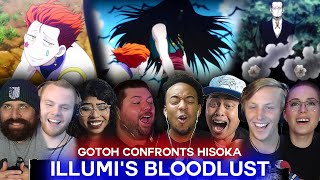 Hisoka provokes Illumi  HxH Ep 141 Reaction Highlights [upl. by Ssenav]