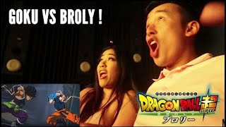 GOKU vs BROLY  Dragon Ball Super Broly Cinema LIVE REACTION [upl. by Rimat]