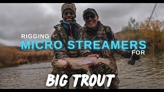 Fly Fishing Guide Tips Rigging Micro Streamers for BIG TROUT [upl. by Cherie]