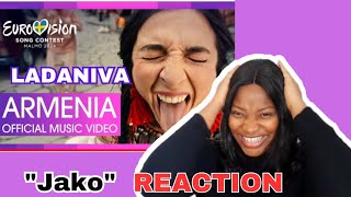 🇦🇲 LADANIVA  Jako REACTION  Armenia Eurovision 2024 [upl. by Shanney303]