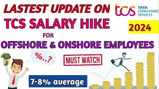 Latest update from TCS on salary hike 202425hike appraisal2024 [upl. by Remoh]