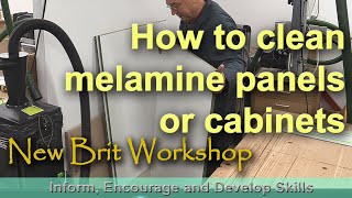 How to clean melamine sheeting or cabinets [upl. by Sacul21]