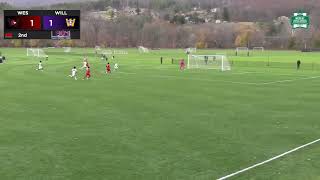 Ephs Highlights Williams Mens Soccer vs Wesleyan  November 2nd [upl. by Hakvir]