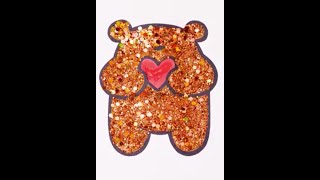 Lovely Drawing of a Sparkly Bear 🐻 [upl. by Amann]