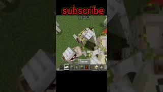 Minecraft iron golem vs husk fight [upl. by Enar]