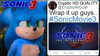 Sonic Movie 3 TRAILER RELEASE UPDATE bad news [upl. by Harli416]