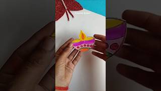 Easy kids craft 😱shorts trending viralvideo youtubeshorts diwali diya ytshorts funny yt [upl. by Loomis]