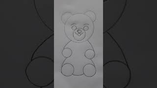 How to draw a panda with a circle 🐼panda drawing circle circledrawing reels [upl. by Anchie]