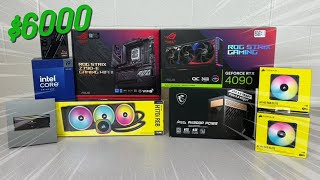 Building My First Ever OVERKILL Gaming PC  4090 i914900k 6000 [upl. by Eimorej]