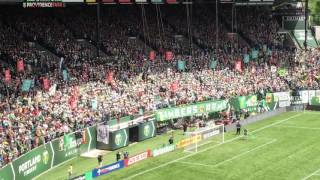 Portland Timbers vs Vancouver May 22 2016 Timbers Army Tifo [upl. by Mail]