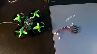 Crazepony insane 19000kv Motors install Eachine E010 [upl. by Gradeigh24]