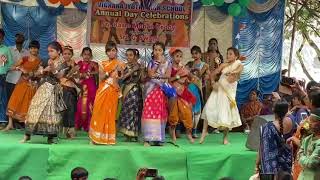 Vignana Jyothi dg high school dance performance 4th class [upl. by Lihas]