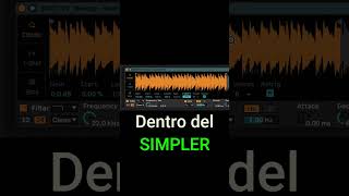 Sabias esta tecnica con tus ONE SHOTS  SIMPLER ABLETON LIVE abletonlive oneshot [upl. by Photina]