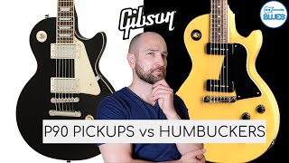 Humbuckers vs P90 Pickups Gibson Test [upl. by Garber]