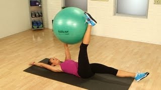 Stability Ball Workout For Your Abs  Strength Training  Fit How To [upl. by Ttocserp]