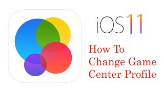 iOS 11 Game Center How to Change Accounts [upl. by Drawyeh]