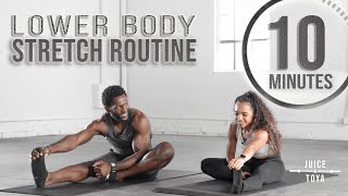 10 Minute Lower Body Stretch Routine For Tight Hamstrings amp Hip Flexors [upl. by Kurland]