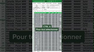 Comment arranger les lignes et les colonnes sur Excel apprendreexcel astuceexcel excelfrançais [upl. by Ahsenik]