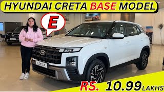 Hyundai Creta Base Model E Diesel Variant  New Creta 2024 Base Detailed Video  hyundaicreta [upl. by Oflodor]