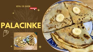 Palacinke❗️CrepesRecept za pocetnike [upl. by Ragan573]