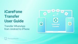 iCareFone WhatsApp Transfer  How to Transfer WhatsApp from Android to iPhone [upl. by Erida]